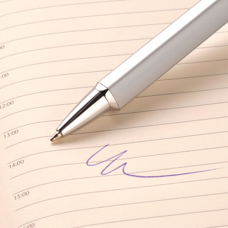 Шариковая ручка Пента (Penta), серебро