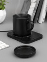 Кружка с подогревом и беспроводной зарядкой Dual Base Plus, черная