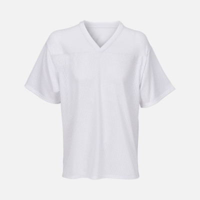 Футболка унисекс Nino с V-образным вырезом, белая