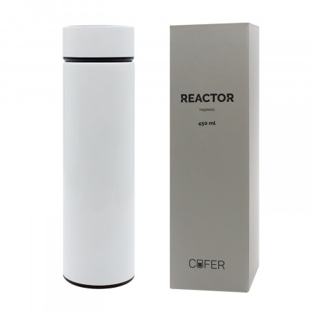 Термос Reactor с датчиком температуры (оранжевый)