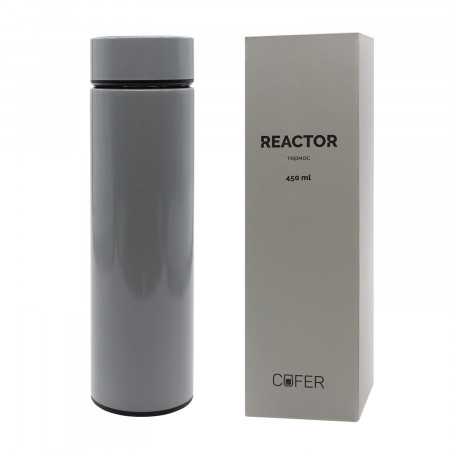 Термос Reactor с датчиком температуры (оранжевый)