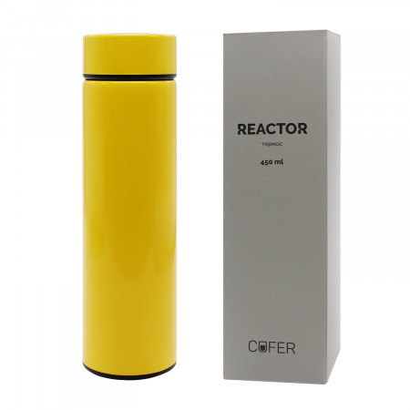 Термос Reactor с датчиком температуры (оранжевый)
