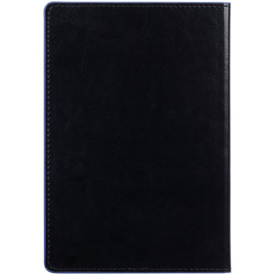 Ежедневник Alanis, недатированный, черный с синим