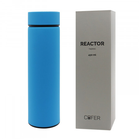 Термос Reactor софт-тач с датчиком температуры (салатовый)