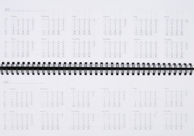 Планинг Grade на заказ, недатированный, черный