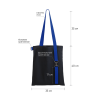 Шоппер Superbag black (чёрный с синим)