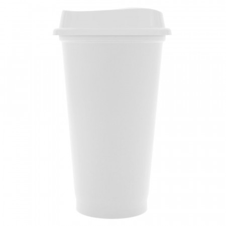 Стакан с крышкой Color Cap White, белый
