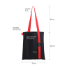 Шоппер Superbag black (чёрный с красным)