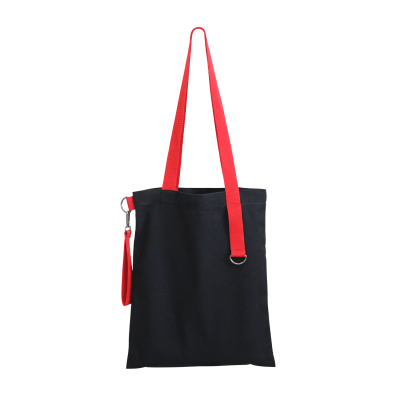 Шоппер Superbag black (чёрный с красным)