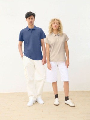 Рубашка поло унисекс Pulse, темно-зеленая