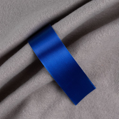 Лента сатиновая Satin 35 XXL, синяя, 250 см