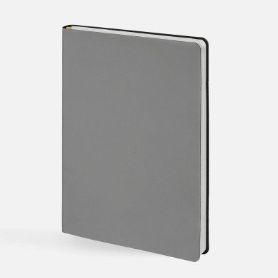 Ежедневник Flex Shall New, недатированный, темно-серый