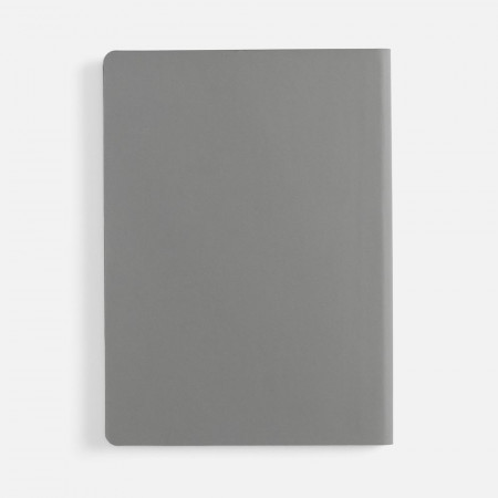 Ежедневник Flex Shall New, недатированный, темно-серый