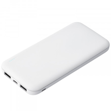 Внешний аккумулятор с подсветкой Luce 10000 mAh, белый