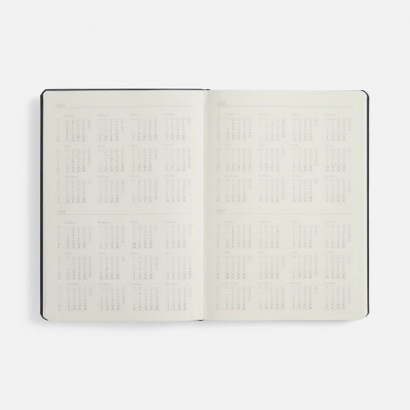 Ежедневник Urban Hard, недатированный, черный