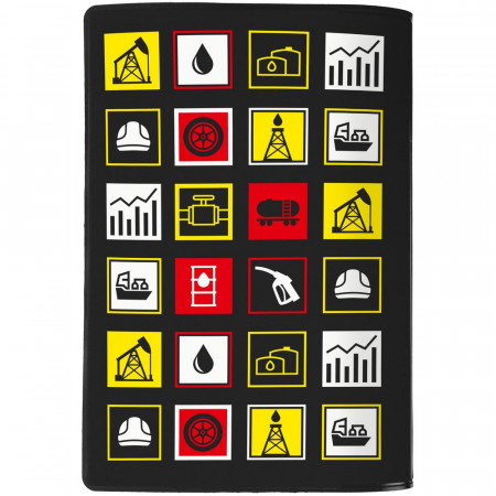 Обложка для паспорта Industry, ver.2, нефть и газ