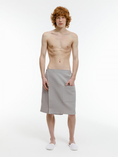 Банный набор Heat Therapy ver.2, мужской, светло-серый