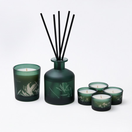 Ароматическая свеча Энигма (Enigma), зеленая