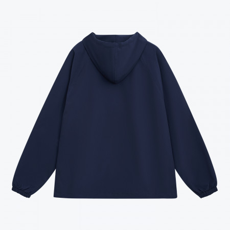 Ветровка (анорак) оверсайз унисекс Риссман (Rissman), темно-синяя