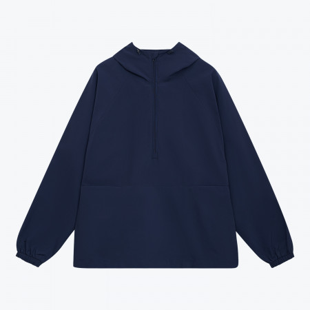 Ветровка (анорак) оверсайз унисекс Риссман (Rissman), темно-синяя