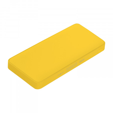 Внешний аккумулятор с подсветкой Ancor PD Plus 10000 mAh, желтый
