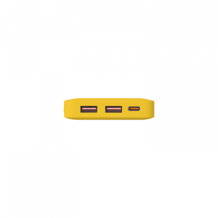 Внешний аккумулятор с подсветкой Ancor PD Plus 10000 mAh, желтый