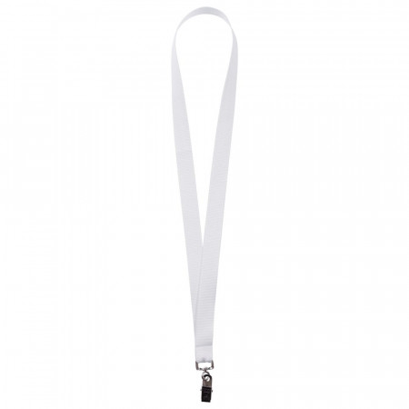 Лента для бейджа Neckband, белая