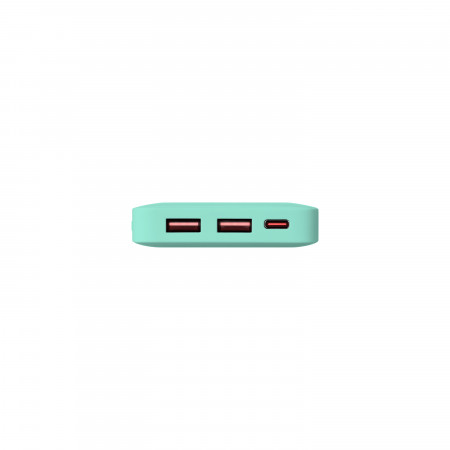 Внешний аккумулятор с подсветкой Ancor PD Plus 10000 mAh, бирюзовый