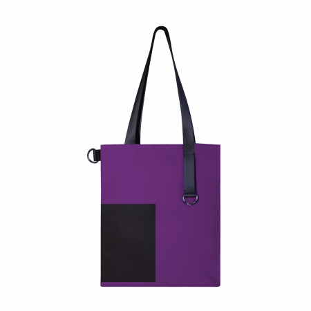 Шоппер Superbag Color (фиолетовый с черным)