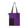 Шоппер Superbag Color (фиолетовый с черным)