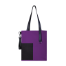 Шоппер Superbag Color (фиолетовый с черным)