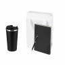 Подарочный набор Палермо (Palermo), черный (термокружка, ежедневник, ручка)