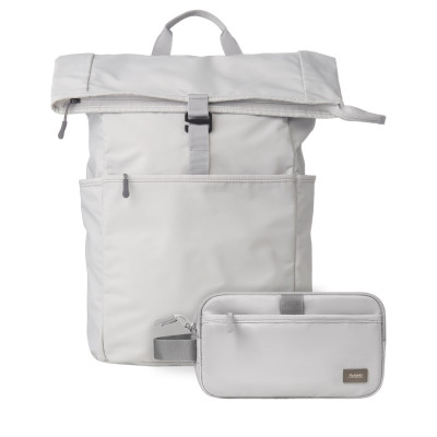 Подарочный набор Бостон (Boston) + дорожная косметичка, серый