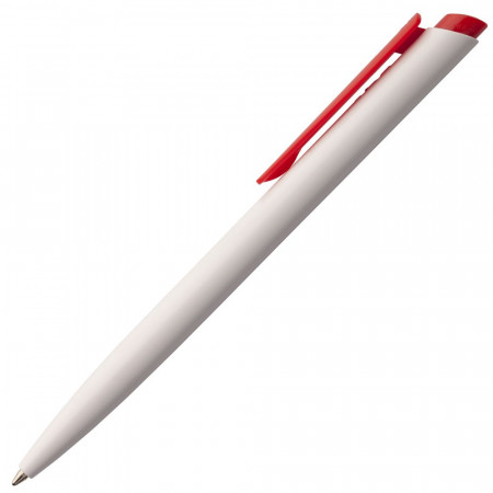 Ручка шариковая Senator Dart Polished, бело-красная