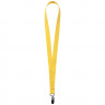 Лента для бейджа Neckband, желтая