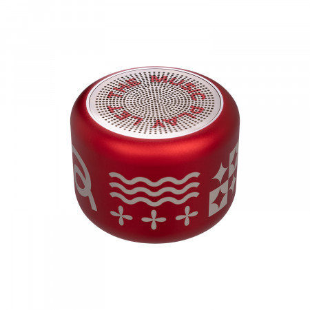Беспроводная колонка Пэшн (Passion) 80dB 600 mAh (Bluetooth 5.4), красная