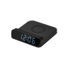 Зарядная станция с часами 15W Ригель (Rigel), черная