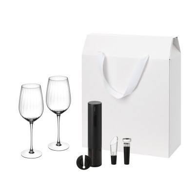 Подарочный набор Бланш (Blanche), Сакраменто (Sacramento) (2 бокала + набор для вина)