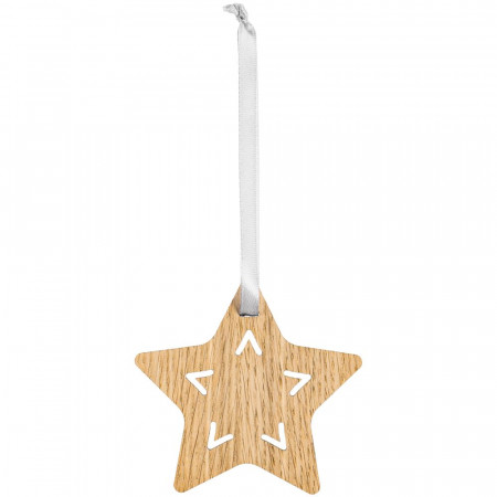 Деревянная подвеска Christmate, звезда