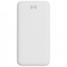 Аккумулятор Quick Charge Wireless 10000 мАч, белый