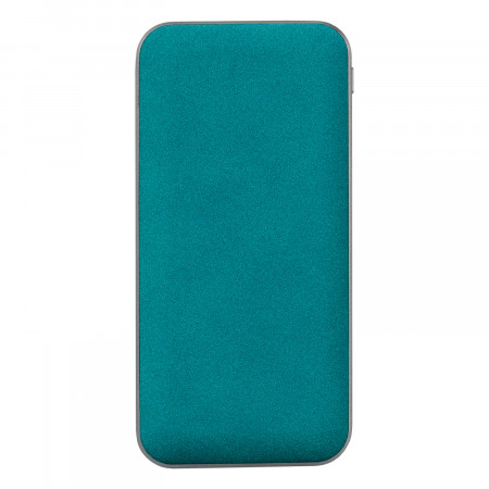 Внешний аккумулятор In Velour 10000 mAh, бирюзовый