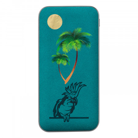 Внешний аккумулятор In Velour 10000 mAh, бирюзовый