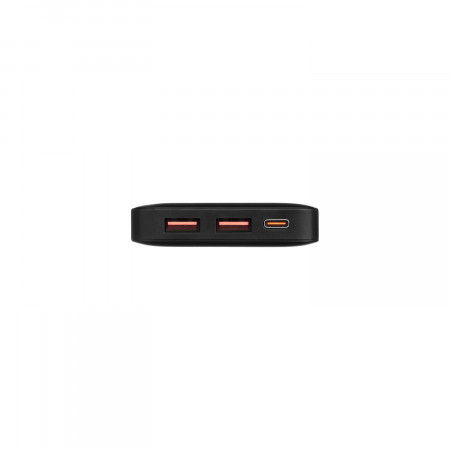 Внешний аккумулятор с цветной подсветкой Ancor PD Max Plus 10000 mAh, черный
