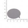 Наклейка тканевая Lunga Bubble, M, серая