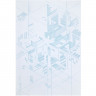 Плед Winterflake, бело-голубой с люрексом