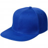 Бейсболка Snapback с прямым козырьком, ярко-синяя