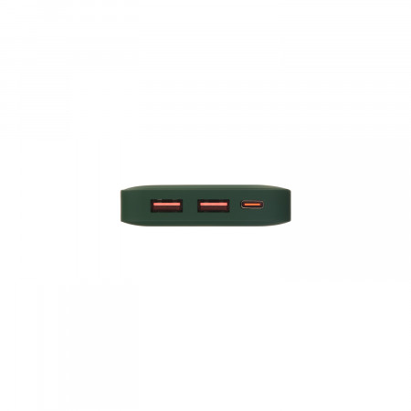 Внешний аккумулятор с подсветкой Ancor PD Plus 10000 mAh, зеленый