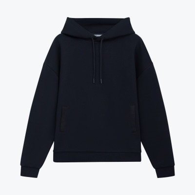 Худи релакс унисекс Баланс (Balance), с начесом, синий