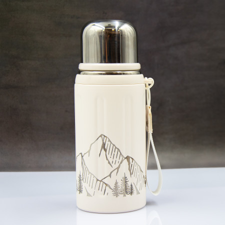 Термос Groove (слоновая кость)