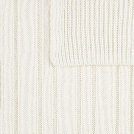 Шарф Knit Beat, белый (молочный)